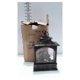 Holiday decor, nativity scene water lantern with