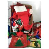 Holiday felt giftbags and stockings