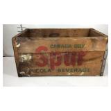 Advertising crate, Canada Dry Spur Cola Beverage