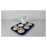 Melita coffee pot (crack in lid) and Enoch