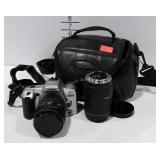 Minolta digital camera with case logic case and