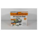 Vacuum space saver bags with pump, box seems to