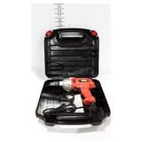 Black and Decker impact drill with case, works