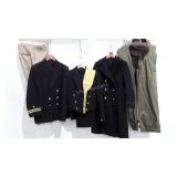 Military uniform group, Navy dress uniforms,