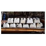 11 Concrete 4x4 Post Blocks, location Lower