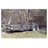 Landscaping Trailer, NO TITLE, 6 1/2 x 18ft l