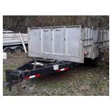 Eager Beaver Dump Trailer 8x16ft, WITH TITLE,