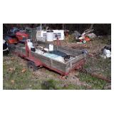 Utility Trailer, 4x8ft Dump type trailer, the