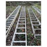 40ft Aluminum Extension Ladder, Used Heavy Duty