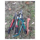 Tool Lot, 24" Pipe Wrench, Tree Limb Saw