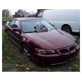 2000 Pontiac Grand Prix GT. NO TITLE, NO KEYS,