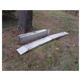 Set of Aluminum Folding Loading Ramps, 10" wide x