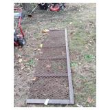 Steel Mesh Grate Pc, 24x80". Location Shed Area