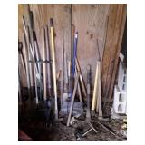 Selection of Long handle tools of all sorts, 7