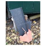3pcs of Steel plate, 14x40", and two 8x22". Plus