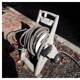 Suncast Water Hose Reel with older used Hose, nice