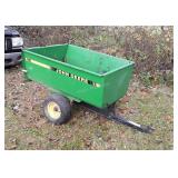 John Deere 15 Lawn Tractor Dump Cart, good usable