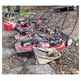 Pushmower Group for parts or Repairs, 8 mowers,