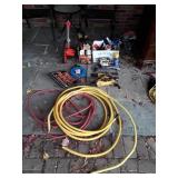 Tools, Hardware Items lot, Air Hose, Hammer, nail