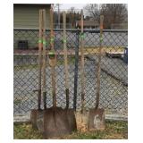 Group of 7 Shovels