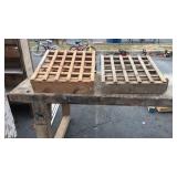 4pcs wood grid pcs? Reclaim uses here, about