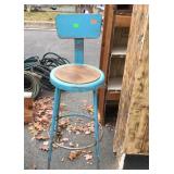 Industrial Stool, Drafting Table type, 12x30"
