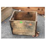 Advertising wooden Crate from Canada Dry Ginger