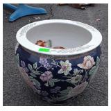 Ceramic Chinese Gold Fish Bowl