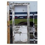 Early pine Door, no glass in top, 32x75"