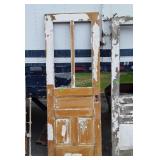 Early pine Door, no glass in top, 30x79"