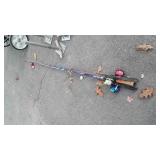 3 Fishing Rods with reels, Zebco, seller code CS