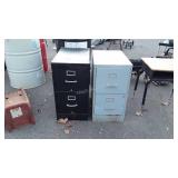 Two 2 Drawer File Cabinets, shop used condition