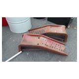 Set of metal auto care Ramps