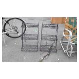 Two Plantstands, iron works staircase style