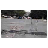 8pc Iron Works Garden flower Trellis one is