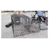 Two Folding wire Pet cages, medium and large