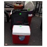 5 Coolers one soft pack, thermos beverage, plus,