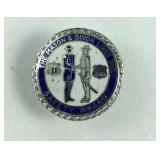 Sterling silver Mason Dixon pin