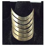 Sterling silver filigree ring size 8.5