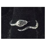 Sterling silver size 10 snake ring