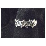 Sterling silver size 5 star ring