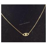 Sterling silver yellow gold over Sterling silver