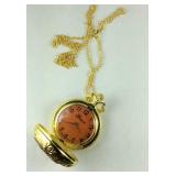 Strada/Genoa Japanese movement carved goldtone