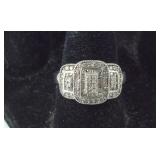 1/5 CTW Genuine Diamond Cluster Engagement Ring,