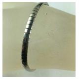 925 Italy Omega Link Bracelet, Sterling Silver,