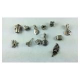 Charms -several are Pandora Charms, Sterling