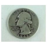 1942 Washington Quarter