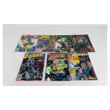 Seven DC Comic books including Green Arrow and