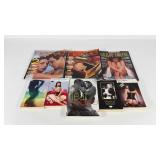 Eight adult erotica books and magazines