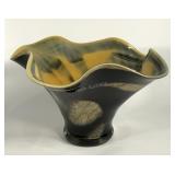 Jozefina Polish art glass bowl, 13x8